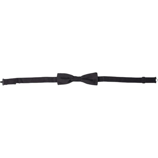 Dolce & GabbanaElegant Black Silk Bow TieMcRichard Designer Brands£129.00