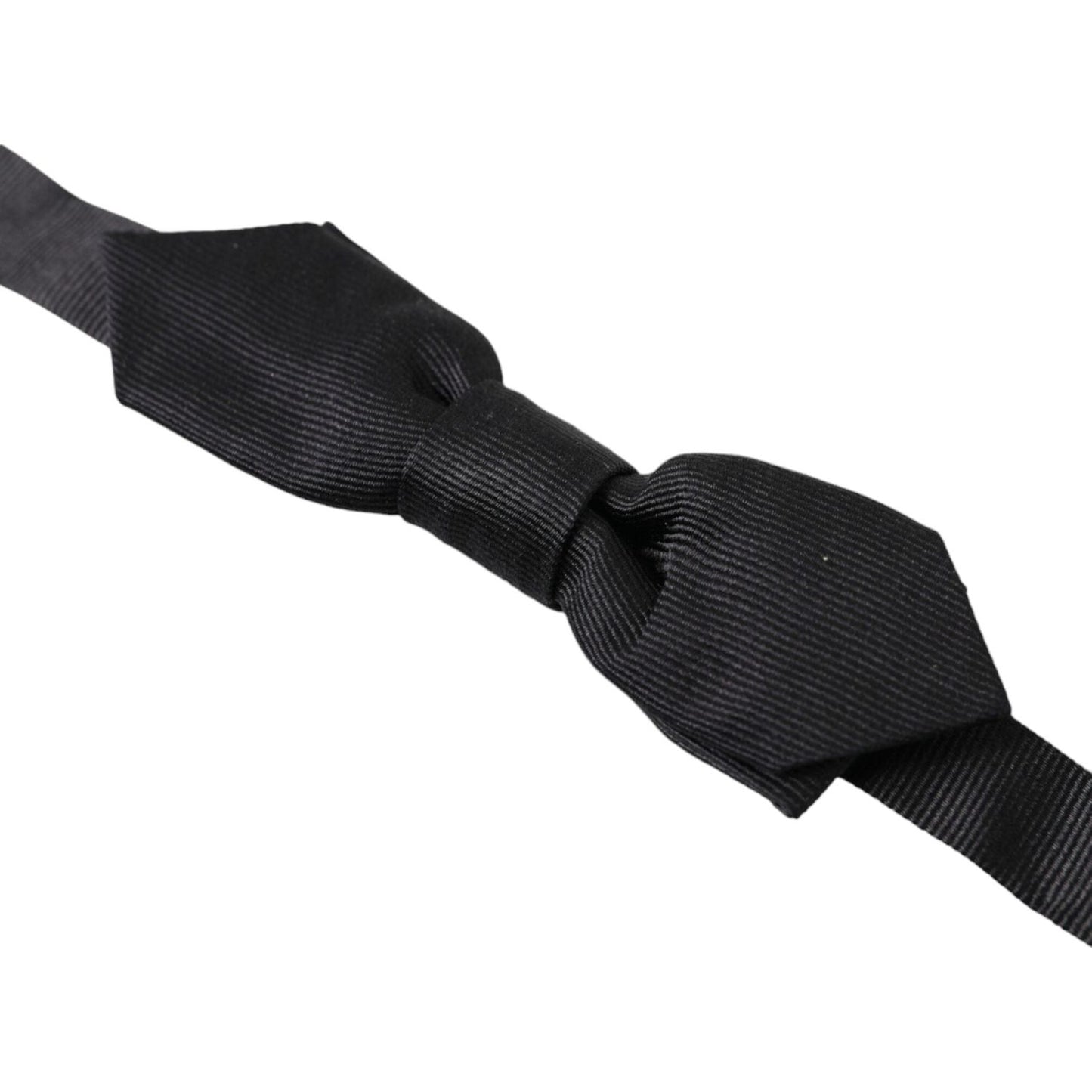 Dolce & GabbanaElegant Silk Black Bow Tie for Sophisticated StyleMcRichard Designer Brands£129.00