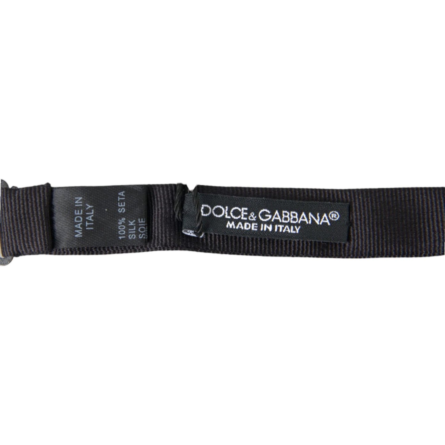 Dolce & Gabbana Elegant Silk Black Bow Tie for Sophisticated Style black-solid-silk-adjustable-neck-papillon-bow-tie 465A6903-BG-scaled-f977f387-fa3.jpg