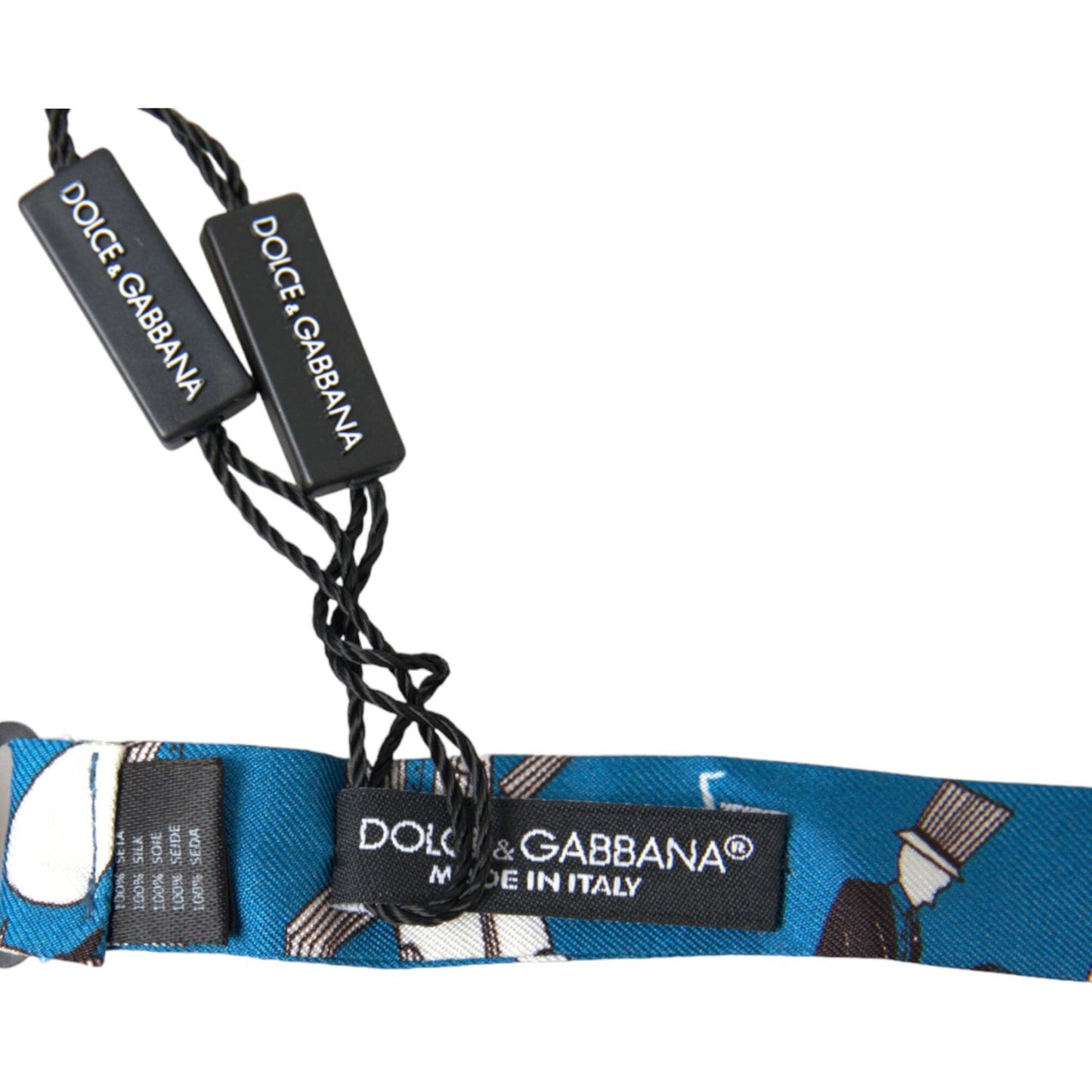 Dolce & Gabbana Elegant Silk Blue Jazz Club Bow Tie blue-jazz-club-silk-adjustable-neck-papillon-bow-tie 465A6916-BG-scaled-39935024-9d4.jpg