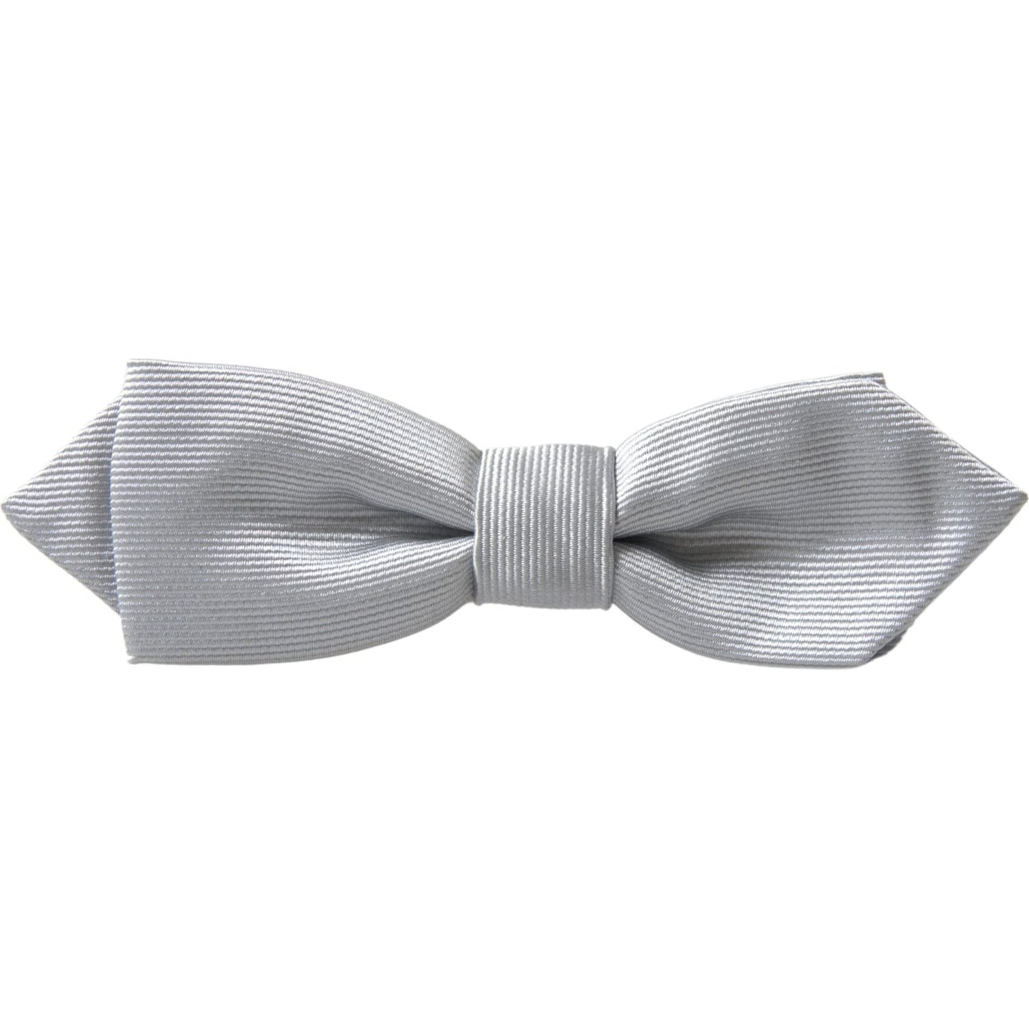 Dolce & Gabbana Elegant Silk Bow Tie in Grey gray-silk-adjustable-men-neck-papillon-bow-tie-1 465A6985-scaled-c2c9d5eb-c68.jpg