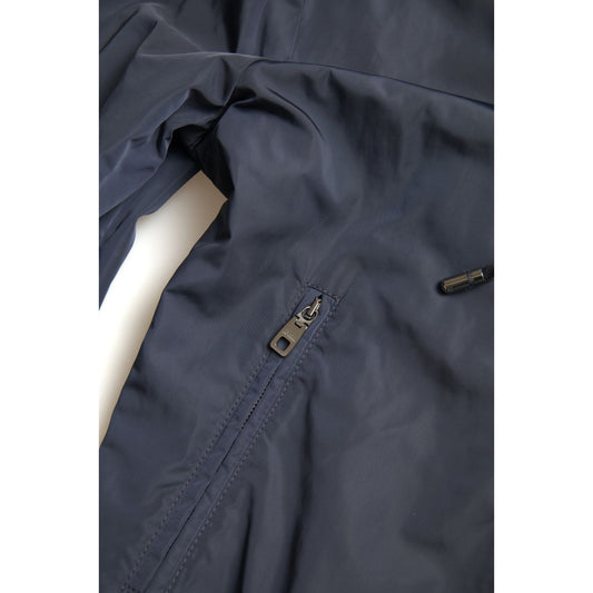 Dolce & GabbanaElegant Blue Hooded Sweatshirt with Zip ClosureMcRichard Designer Brands£509.00
