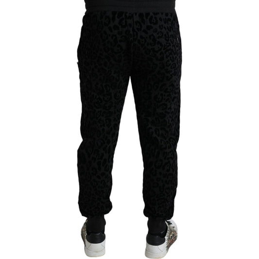 Dolce & Gabbana Elegant Leopard Joggers for Men black-leopard-cotton-slim-fit-jogger-pants 465A8321-BG-scaled-2f1fd067-11f.jpg