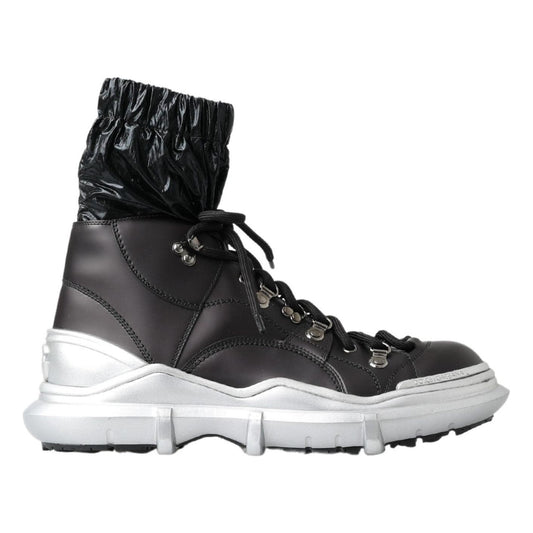 Dolce & Gabbana Black High Top Sneaker Bootie black-nylon-galileo-high-top-sneakers-shoes 465A8536-ab437340-e34.jpg