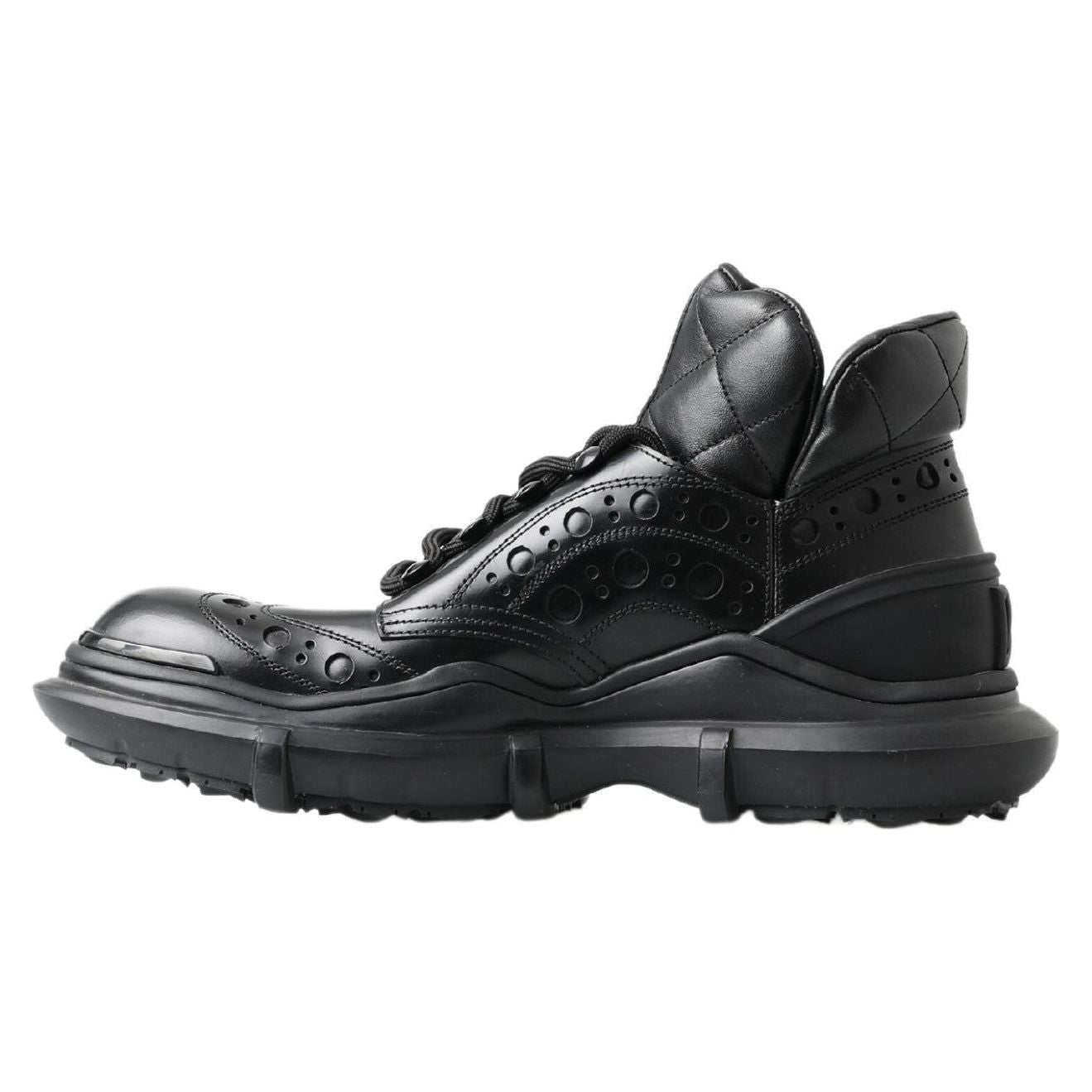 Dolce & Gabbana Elegant Black Leather Ankle Boots black-leather-ankle-casual-boots