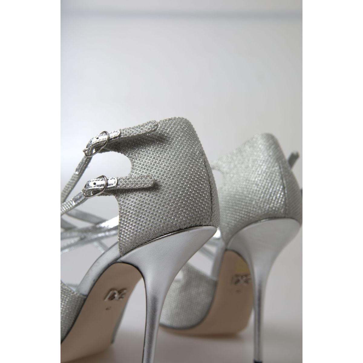 Dolce & Gabbana Elegant Shimmering Silver High-Heeled Sandals silver-shimmers-sandals-heel-pumps-shoes 465A8889-scaled-348df9e0-b7f.jpg