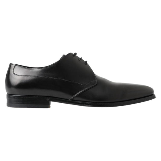 Dolce & Gabbana Classic Black Leather Derby Shoes black-derby-formal-dress-shoes 465A8930-eb80809e-843.jpg