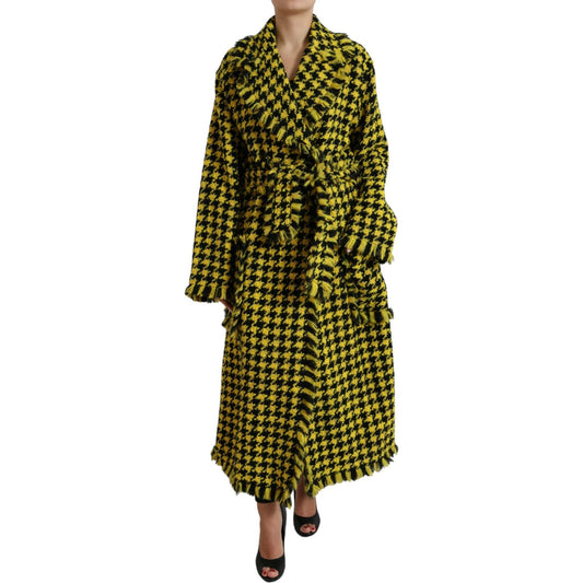 Dolce & Gabbana Chic Houndstooth Virgin Wool Long Coat yellow-houndstooth-long-sleeve-coat-jacket 465A9227-BG-scaled-b6c1adf2-b6c.jpg