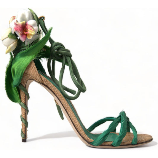 Dolce & Gabbana Emerald Elegance Satin Heels green-flower-satin-heels-sandals-shoes 465A9259-bg-scaled-0e4debb7-2fd.jpg
