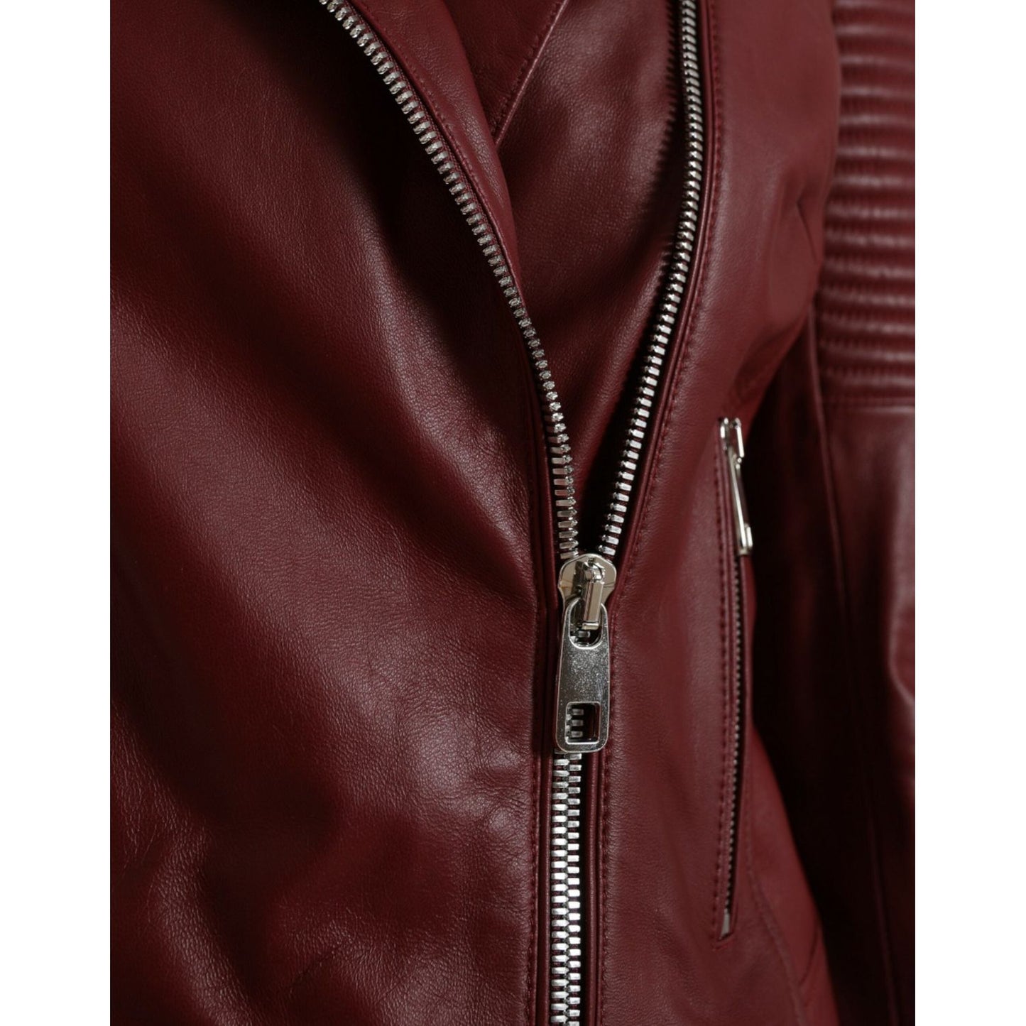 Dolce & Gabbana Bordeaux Biker Leather Jacket bordeaux-leather-biker-coat-lambskin-jacket 465A9338-BG-1-scaled-c4e8fa41-ed0.jpg