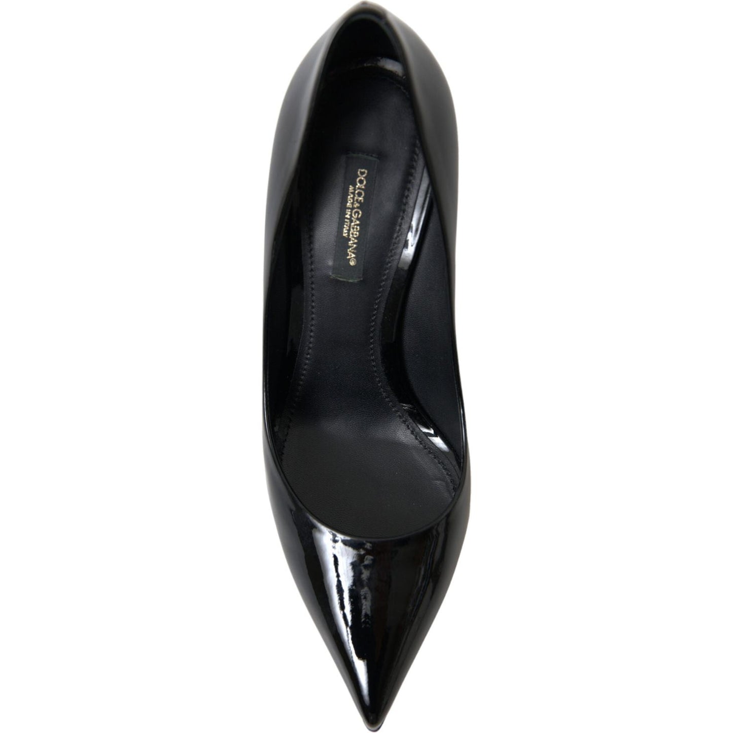 Dolce & GabbanaElegant Black Patent Stiletto HeelsMcRichard Designer Brands£389.00