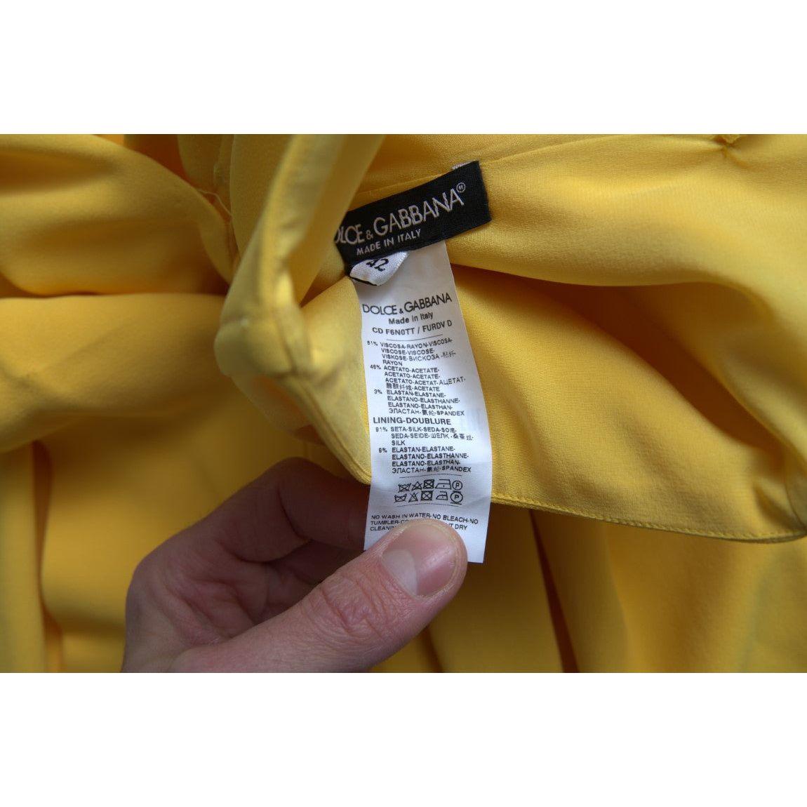Dolce & Gabbana Elegant One Shoulder Midi Sundress yellow-one-shoulder-side-slit-midi-dress-1 465A9537-Medium-Copy-b91d5952-413.jpg