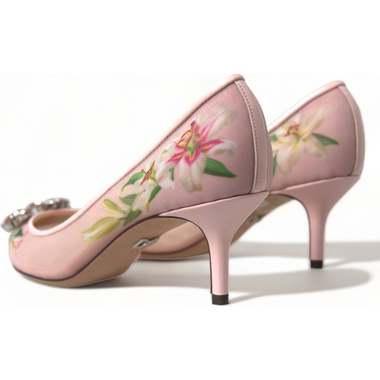 Dolce & Gabbana Elegant Pink Floral Crystal Pumps pink-floral-crystal-heels-pumps-shoes 465A9562-bg-scaled-6aaa83c4-413.jpg