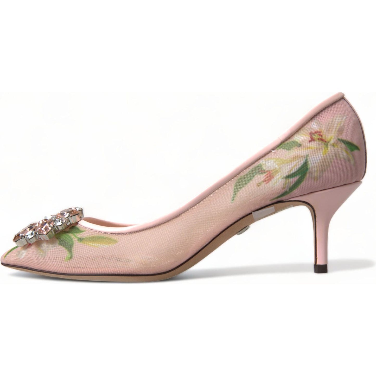 Dolce & Gabbana Elegant Pink Floral Crystal Pumps pink-floral-crystal-heels-pumps-shoes 465A9563-bg-scaled-2b224273-dbf.jpg