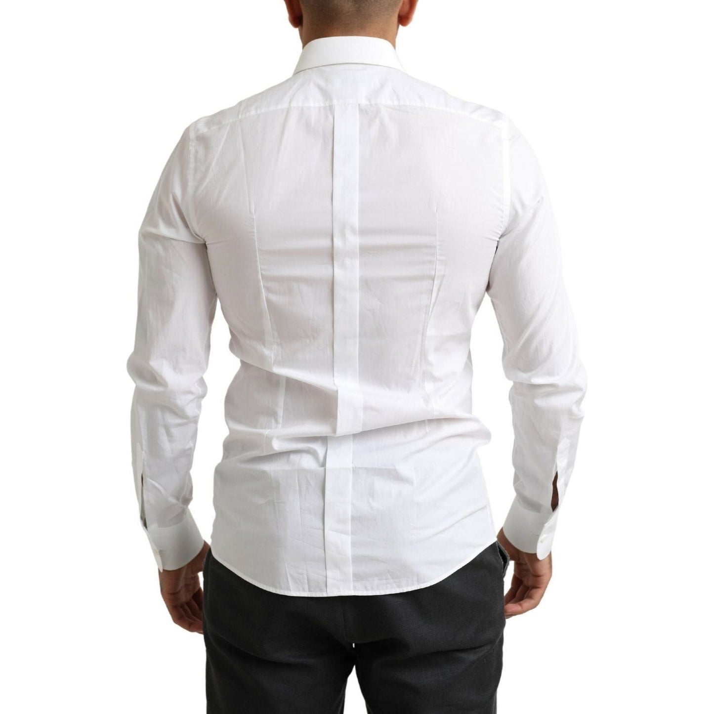 Dolce & Gabbana Italian Designer Slim Fit Tuxedo Shirt white-tuxedo-slim-fit-baroque-shirt 465A9595-scaled-79329132-066.jpg