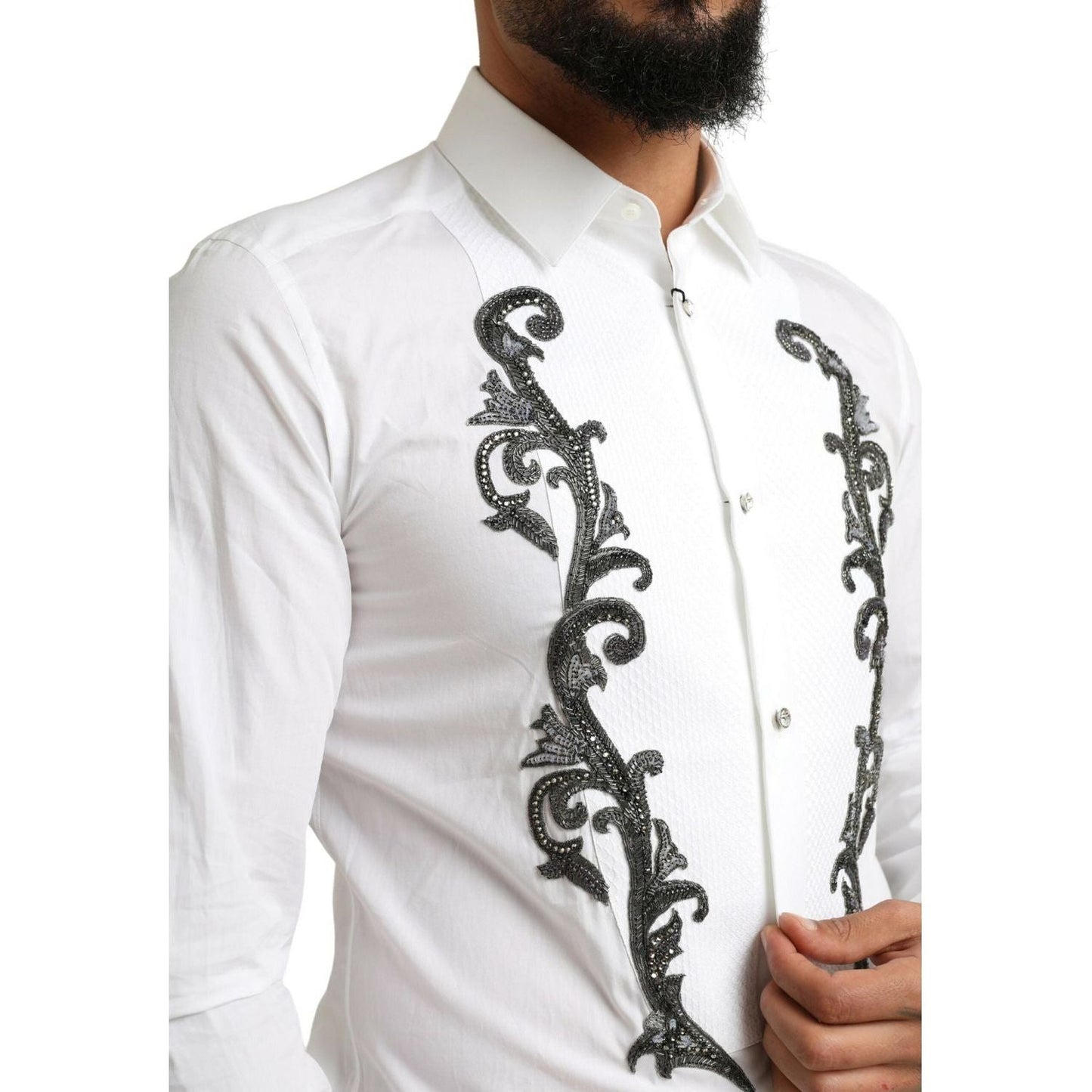 Dolce & Gabbana Italian Designer Slim Fit Tuxedo Shirt white-tuxedo-slim-fit-baroque-shirt 465A9596-scaled-253d02bb-2dc.jpg