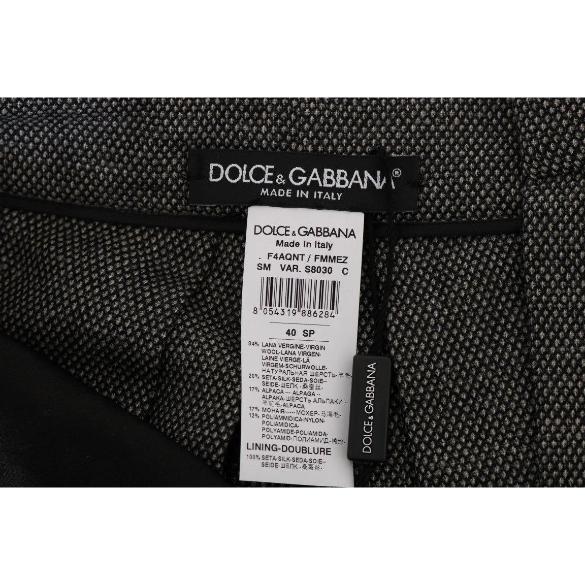 Dolce & Gabbana Chic High Waist Wool Mini Shorts gray-wool-high-waist-mini-shorts 466960-gray-wool-high-waist-mini-shorts-5.jpg