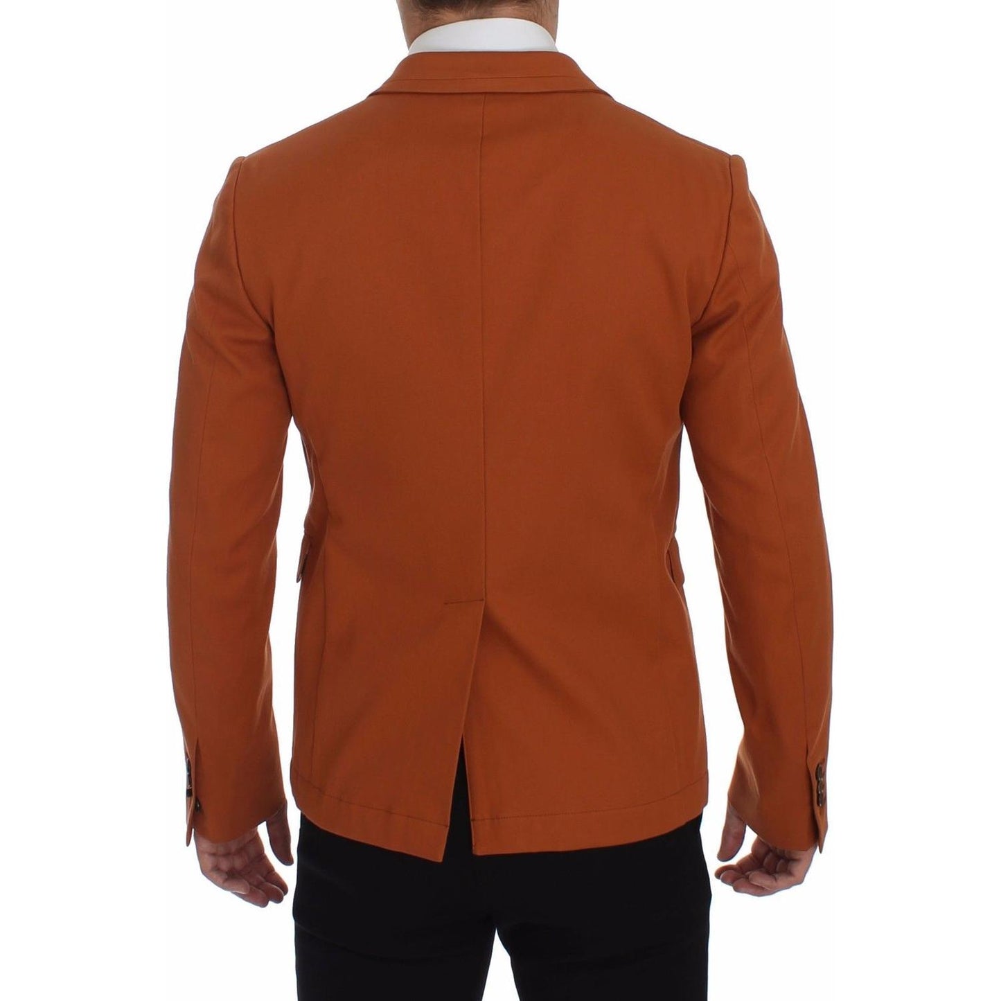 Dolce & Gabbana Orange Cotton Stretch Blazer orange-cotton-stretch-blazer 47026-orange-cotton-stretch-blazer-3_ba029c02-7d98-4fd8-9eb8-9bc0f3861712.jpg