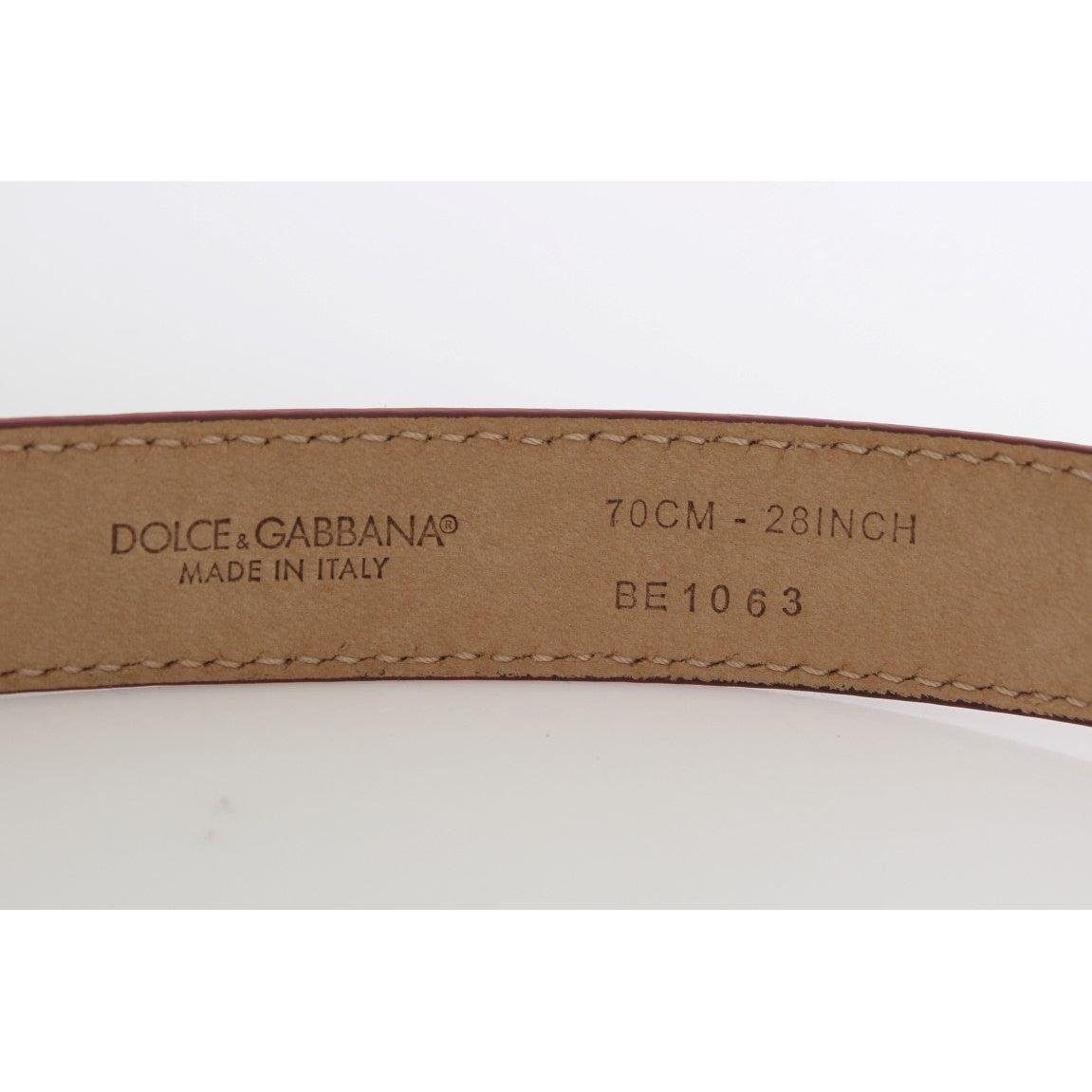 Dolce & Gabbana Polka Dot Snakeskin Belt with Silver Buckle Belt pink-polka-snakeskin-silver-buckle-belt 472628-pink-polka-snakeskin-silver-buckle-belt-3.jpg