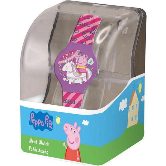 CARTOON PEPPA PIG KID WATCH Mod. 482608 - Plastic Box WATCHES peppa-pig-kid-watch-mod-482608-plastic-box