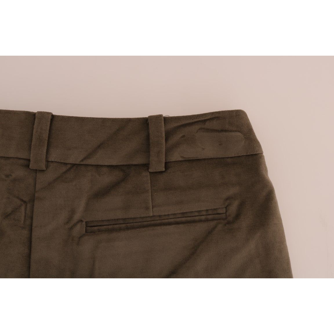 Ermanno Scervino Chic Brown Bermuda Elegance brown-velvet-bermuda-shorts