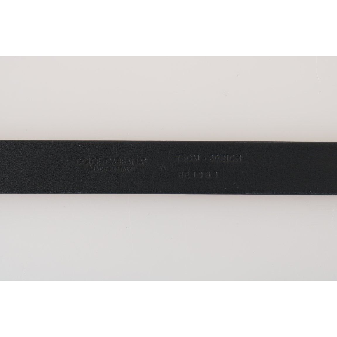 Dolce & Gabbana Elegant Chevron Leather Waist Belt Belt black-white-chevron-pattern-leather-belt 496158-black-white-chevron-pattern-leather-belt-3.jpg