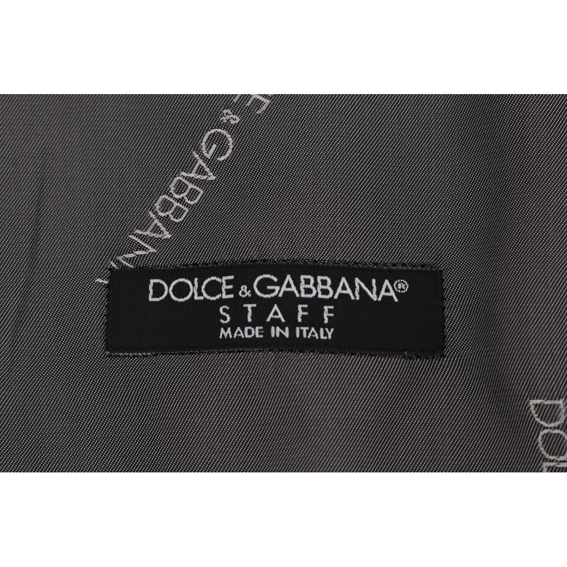 Dolce & Gabbana Elegant Gray Waistcoat Vest gray-staff-cotton-rayon-vest-1 498533-gray-staff-cotton-rayon-vest-2-5.jpg