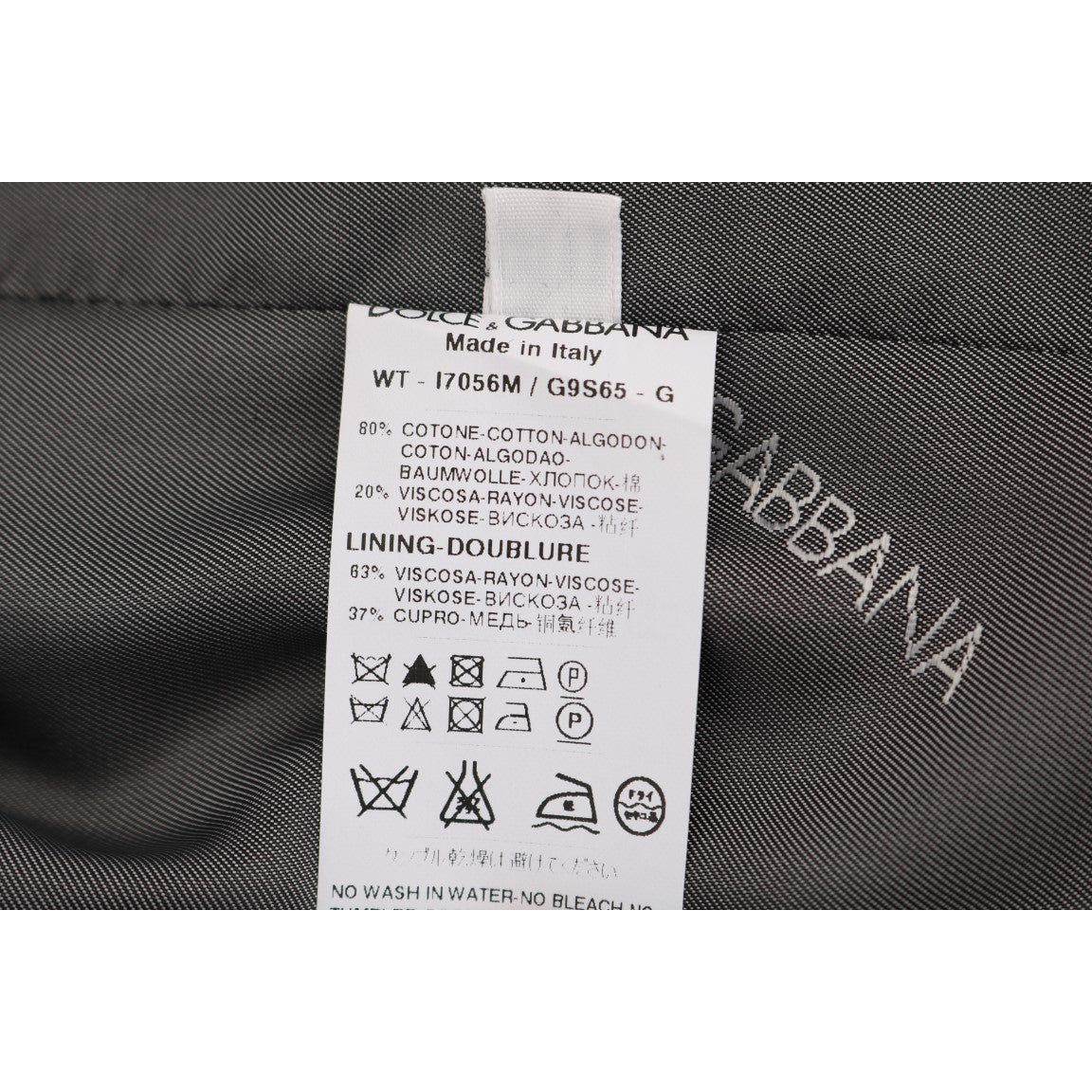 Dolce & Gabbana Elegant Gray Waistcoat Vest gray-staff-cotton-rayon-vest-1 498533-gray-staff-cotton-rayon-vest-2-6.jpg