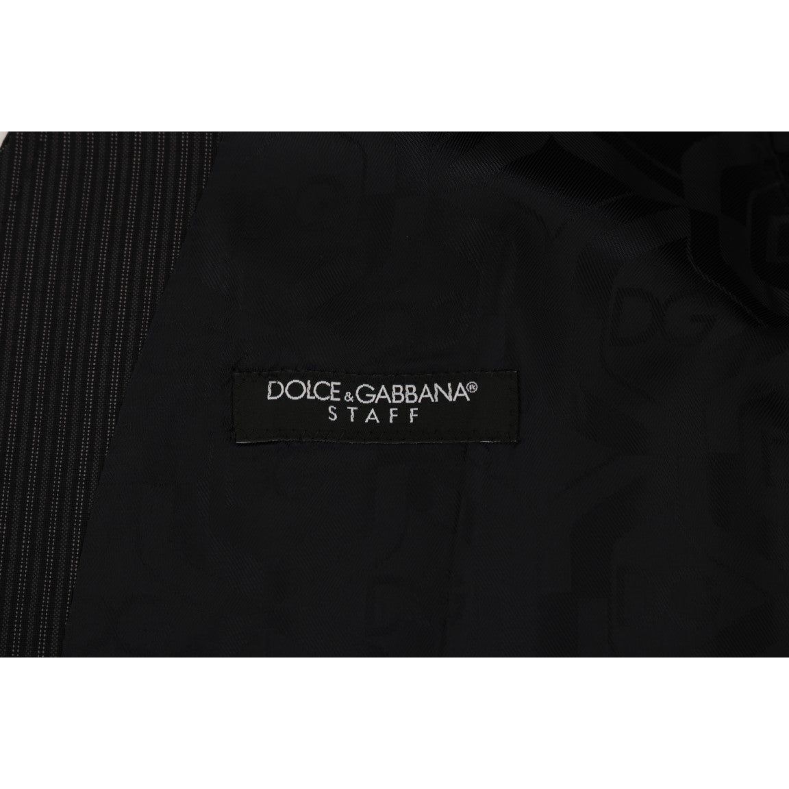 Dolce & Gabbana Elegant Gray Striped Wool Blend Vest gray-wool-stretch-vest-1