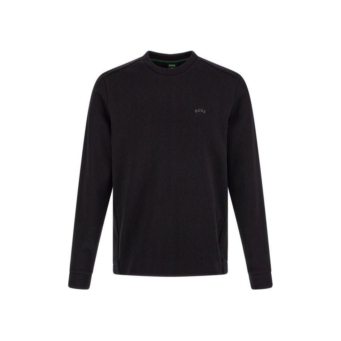 Hugo Boss Elegant Black Cotton Round Neck Sweatshirt black-cotton-logo-details-sweatshirt 50474192-001-687913e1-60d.jpg