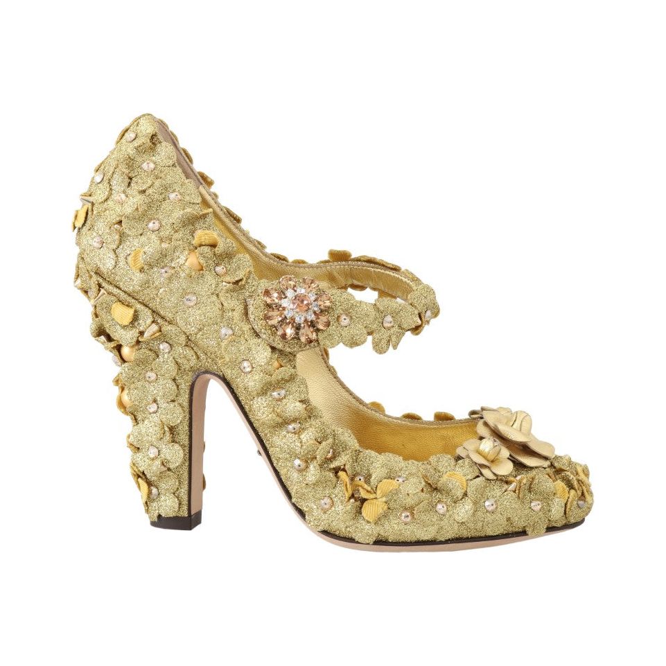 Dolce & Gabbana Gold Floral Crystal Embellished Pumps gold-floral-crystal-mary-janes-pumps 507596-gold-floral-crystal-mary-janes-pumps_40ed3f13-1483-4714-8da6-c9551adf4044.jpg