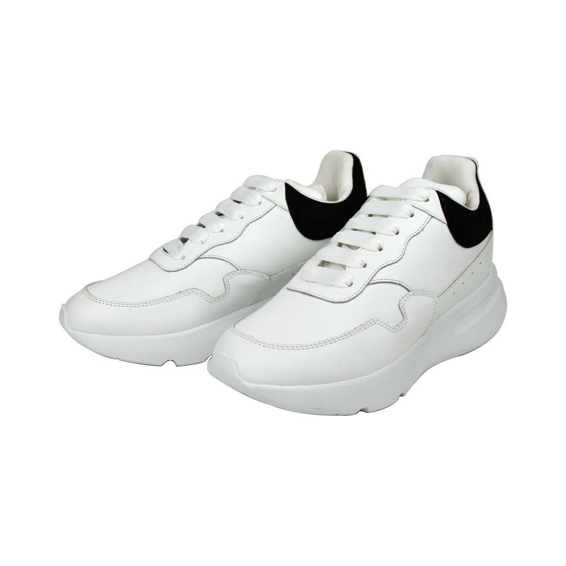 Alexander McQueen Alexander McQueen Women White Leather Suede Sneaker alexander-mcqueen-women-white-leather-suede-sneaker 508291-9061-39__2-59c02149-7d1.jpg