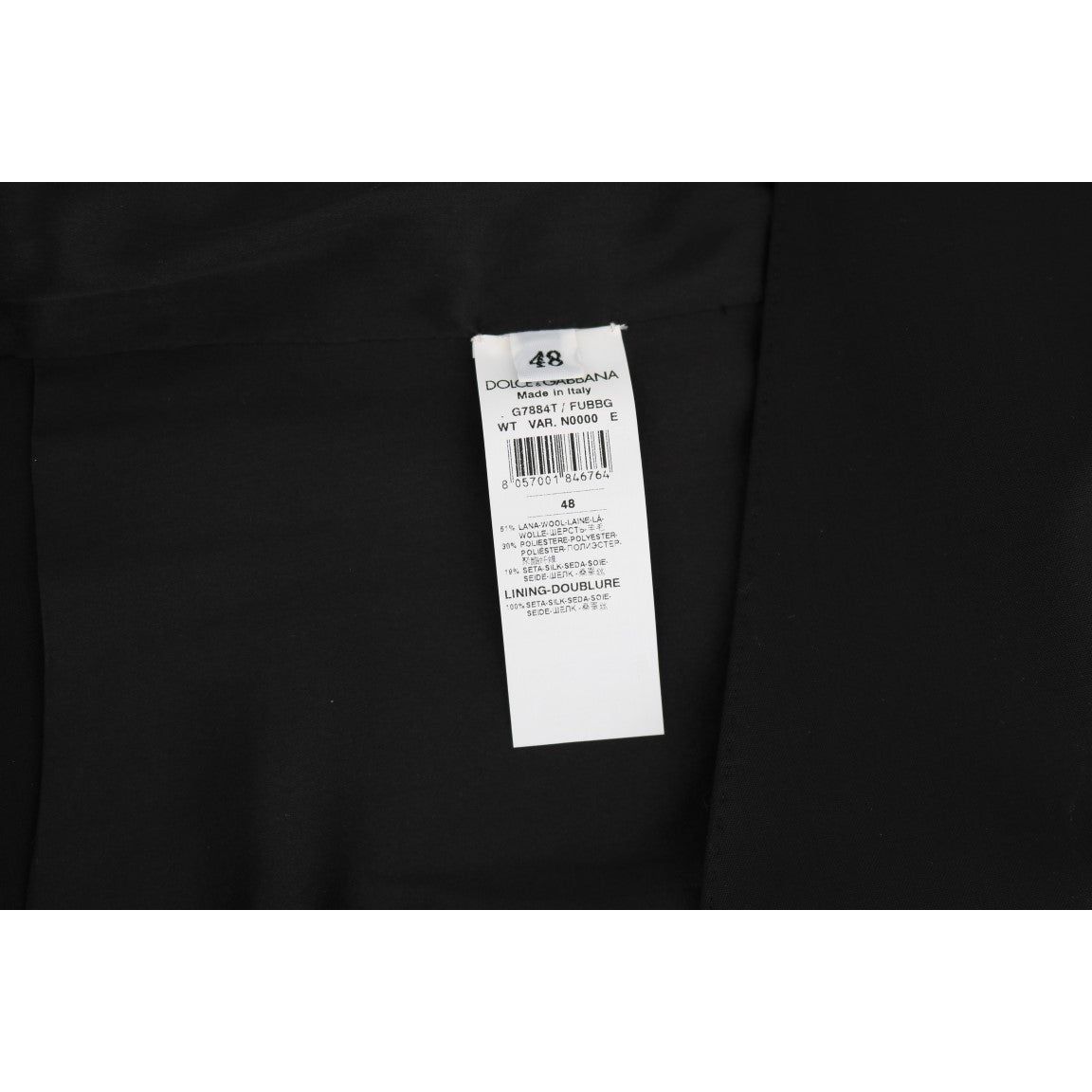 Dolce & Gabbana Elegant Slim Fit Formal Vest in Black black-wool-silk-vest 520324-black-wool-silk-vest-6.jpg