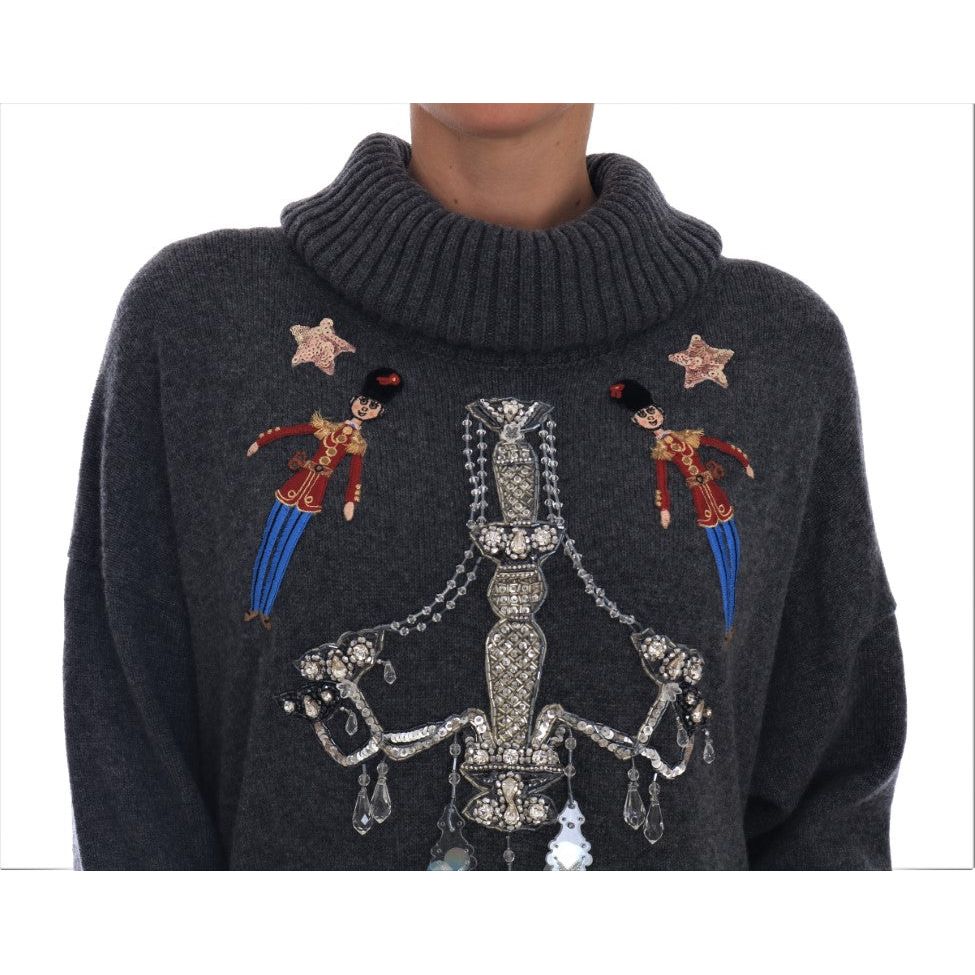 Dolce & Gabbana Fairy Tale Crystal Gray Cashmere Sweater fairy-tale-crystal-gray-cashmere-sweater 541660-fairy-tale-crystal-gray-cashmere-sweater-2.jpg