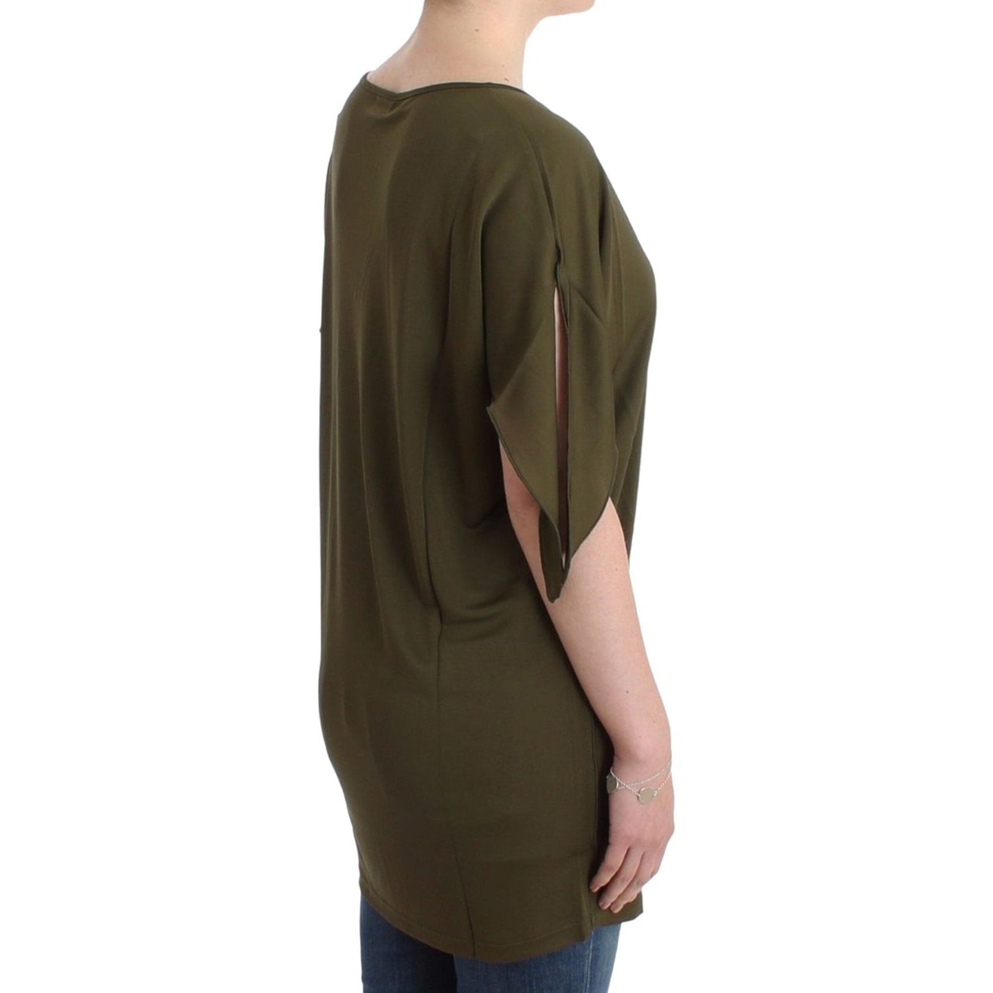 John Galliano Emerald Elegance Rayon Blouse green-shortsleeved-blouse-top 5650-green-shortsleeved-blouse-top-3-scaled-3855950d-e27.jpg