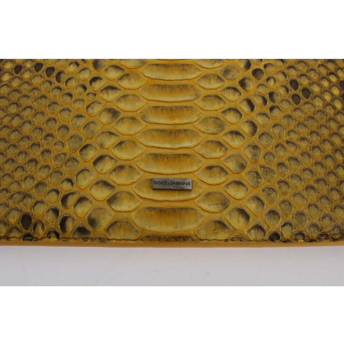 Dolce & GabbanaSleek Python Snakeskin Tablet Case in YellowMcRichard Designer Brands£329.00