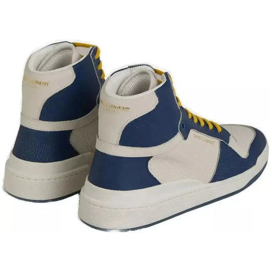 Saint Laurent Elevate Your Style with Mid-Top Blue Luxury Sneakers MAN SNEAKERS blue-calf-leather-mid-top-sneakers 5a4f45fadec082266afe150064d1c7af-772a2110-d89.webp