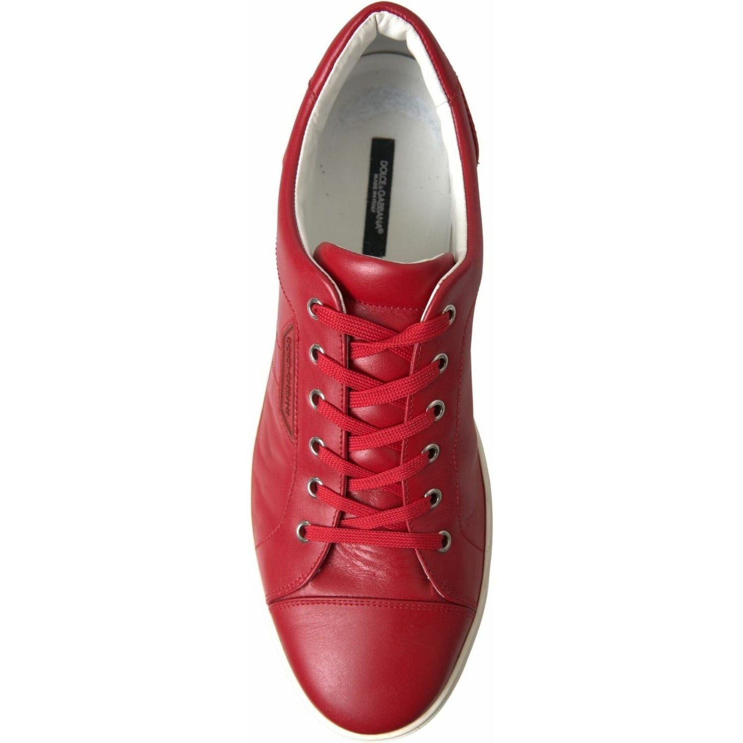 Dolce & Gabbana Elegant Red Leather Low Top Sneakers shoes-red-portofino-leather-low-top-mens-sneakers 6-scaled-7bc07261-37f.jpg