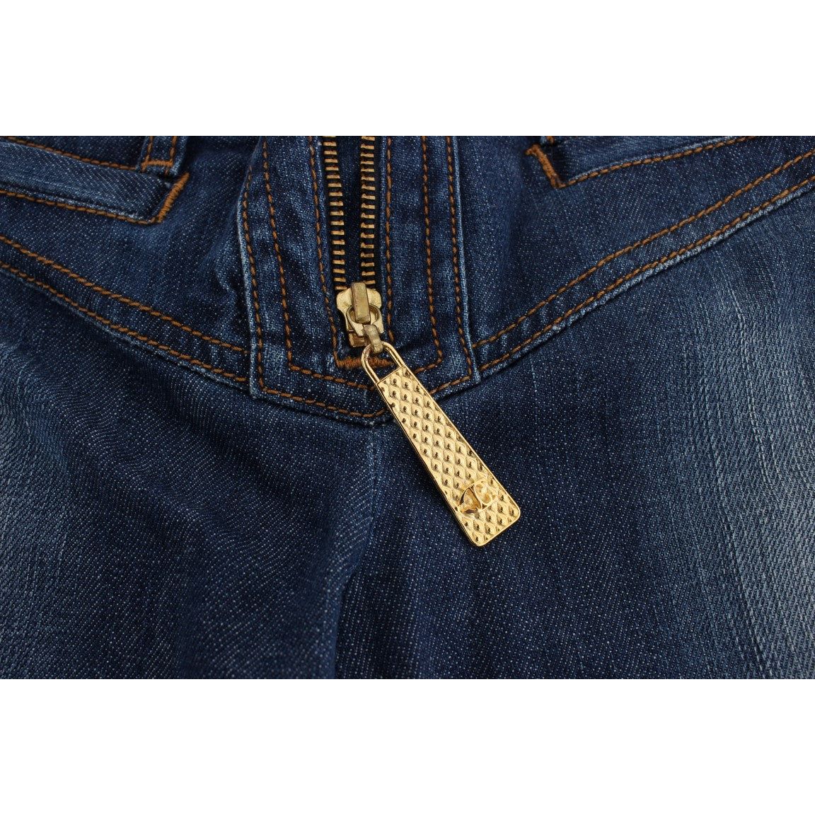 Cavalli Chic Boot Cut Blue Wash Denim blue-wash-cotton-stretch-boot-cut-jeans