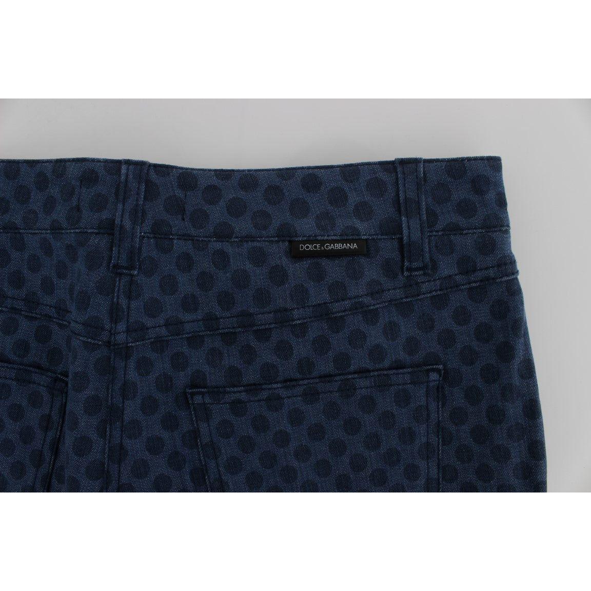Dolce & Gabbana Polka Dotted Capri Stretch Jeans polka-dotted-stretch-capri-jeans