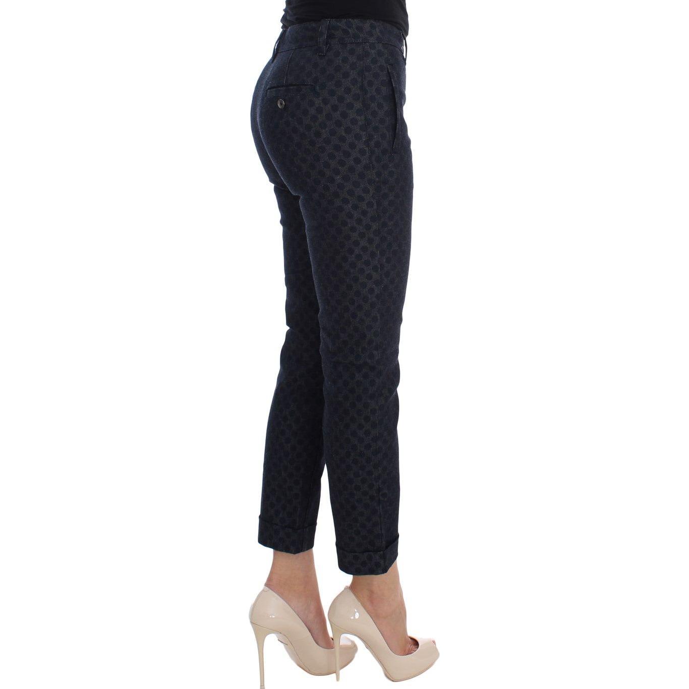 Dolce & Gabbana Chic Polka Dotted Capris Jeans polka-dotted-slim-capris-jeans
