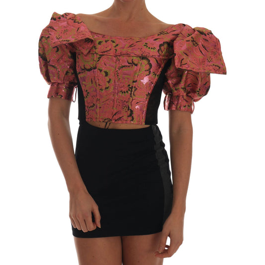 Dolce & GabbanaEthereal Puff Sleeve Cropped TopMcRichard Designer Brands£719.00