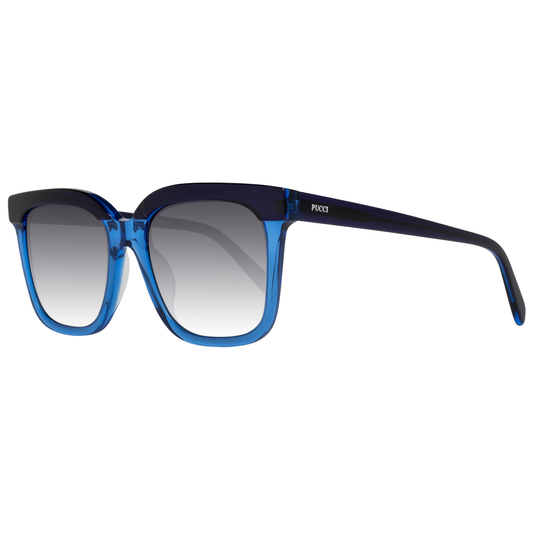 Emilio Pucci Chic Blue Square Gradient Sunglasses blue-women-sunglasses-9