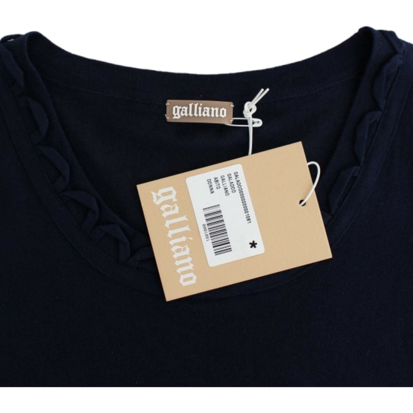 John Galliano | Blue cotton jersey dress| McRichard Designer Brands 