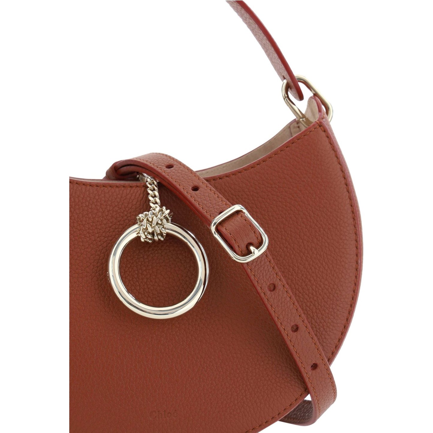 Chloé Sepia Brown Small Arlène Leather Shoulder Bag brown-leather-small-arlene-shoulder-bag