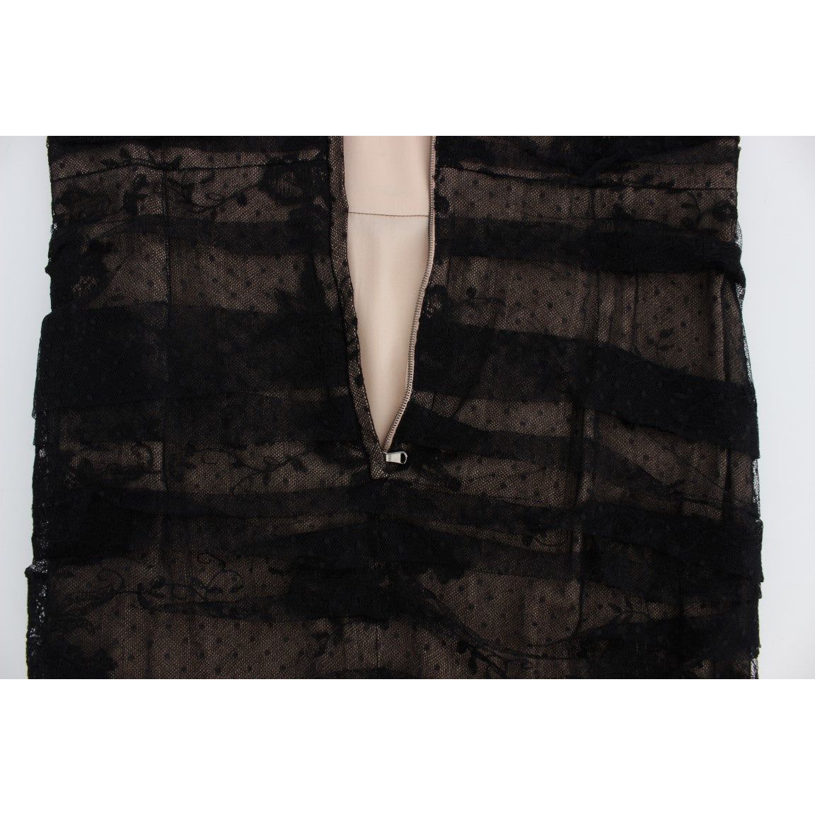 Dolce & Gabbana Elegant Black Floral Bodycon Maxi Dress black-floral-lace-long-bodycon-maxi-dress-1