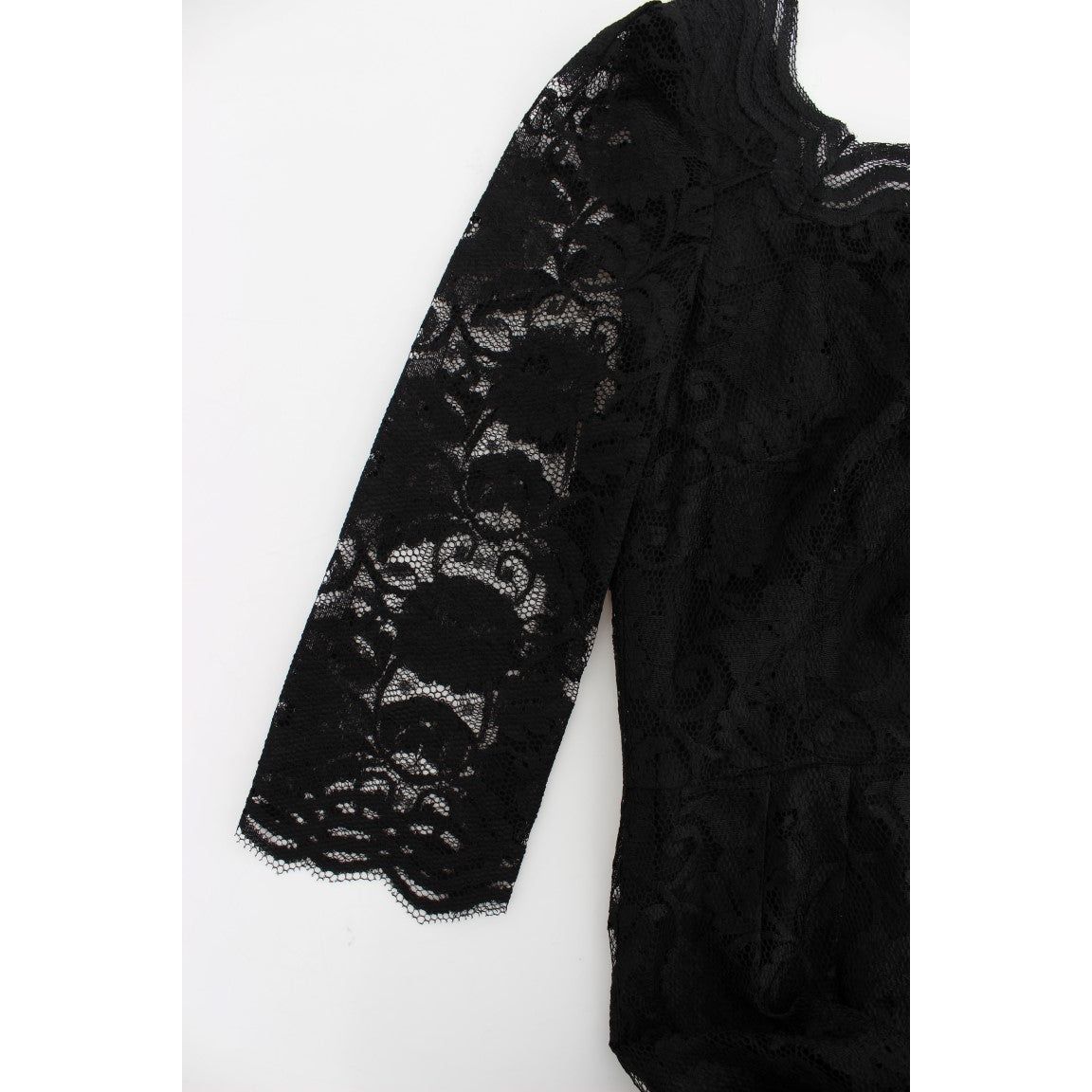 Dolce & Gabbana Elegant Black Floral Lace Maxi Dress black-floral-lace-long-ball-maxi-dress 72034-black-floral-lace-long-ball-maxi-dress-8.jpg