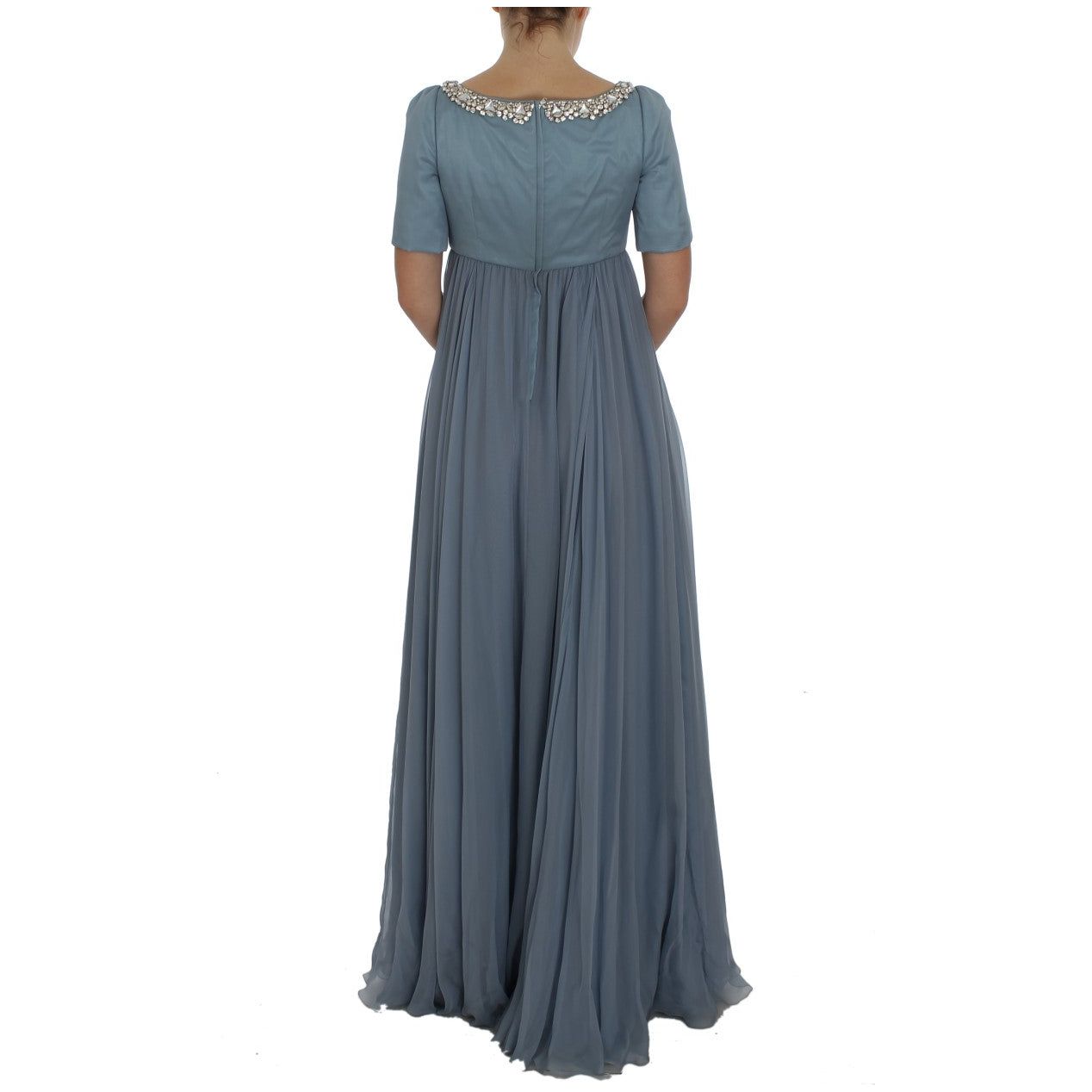 Dolce & Gabbana Elegant Crystal-Embellished Silk Gown blue-silk-crystal-sheath-gown-ball-dress 72691-blue-silk-crystal-sheath-gown-ball-dress-2.jpg