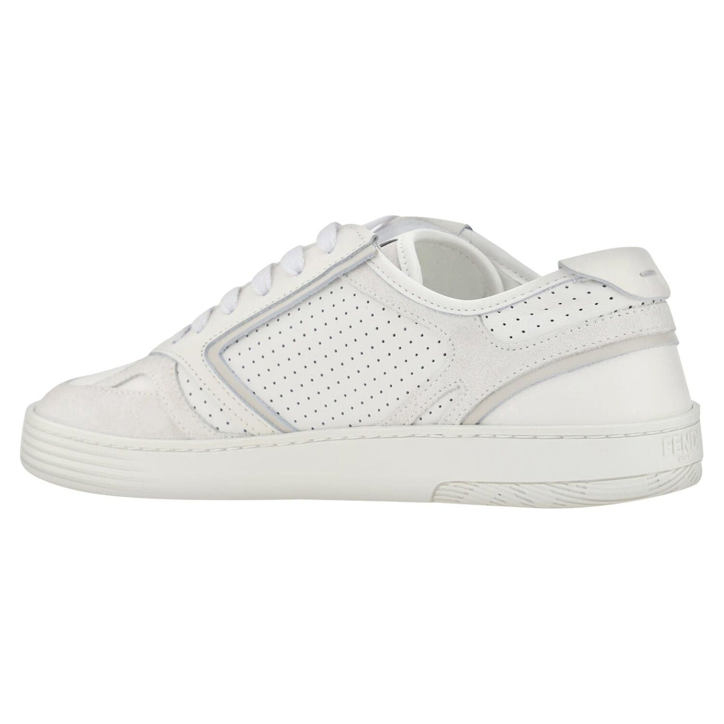 Fendi White Calf Leather Low Top Sneakers white-calf-leather-low-top-sneakers