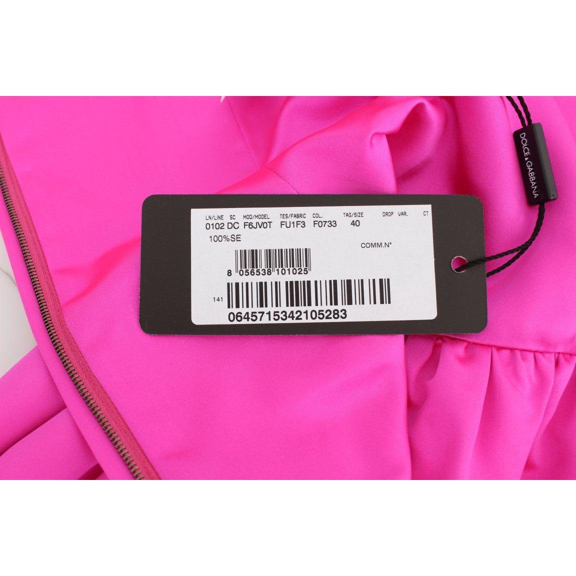 Dolce & Gabbana Elegant Silk Full Length Pink Sheath Dress pink-silk-long-sheath-ball-gown-dress 76495-pink-silk-long-sheath-ball-gown-dress-7.jpg